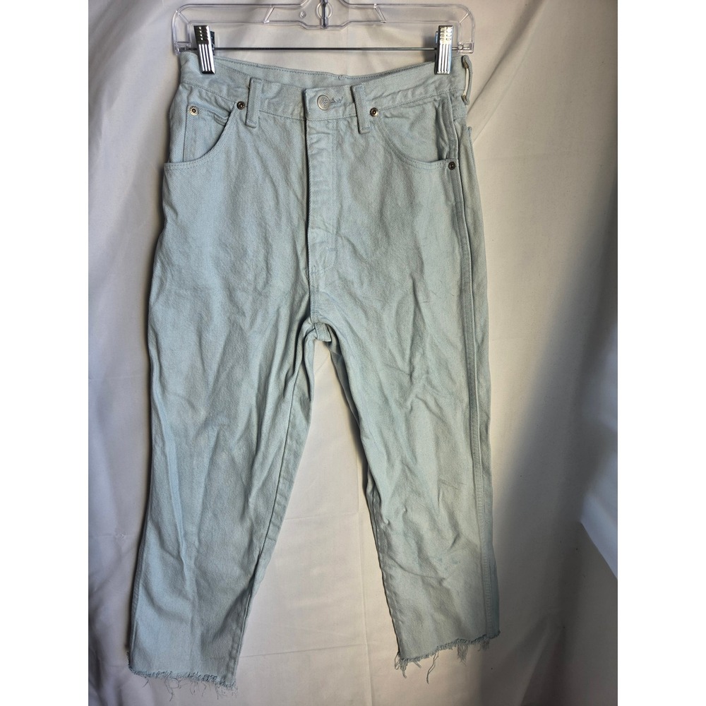 MSGM Jeans Womens Light Blue Light Wash Straight High Rise Straight